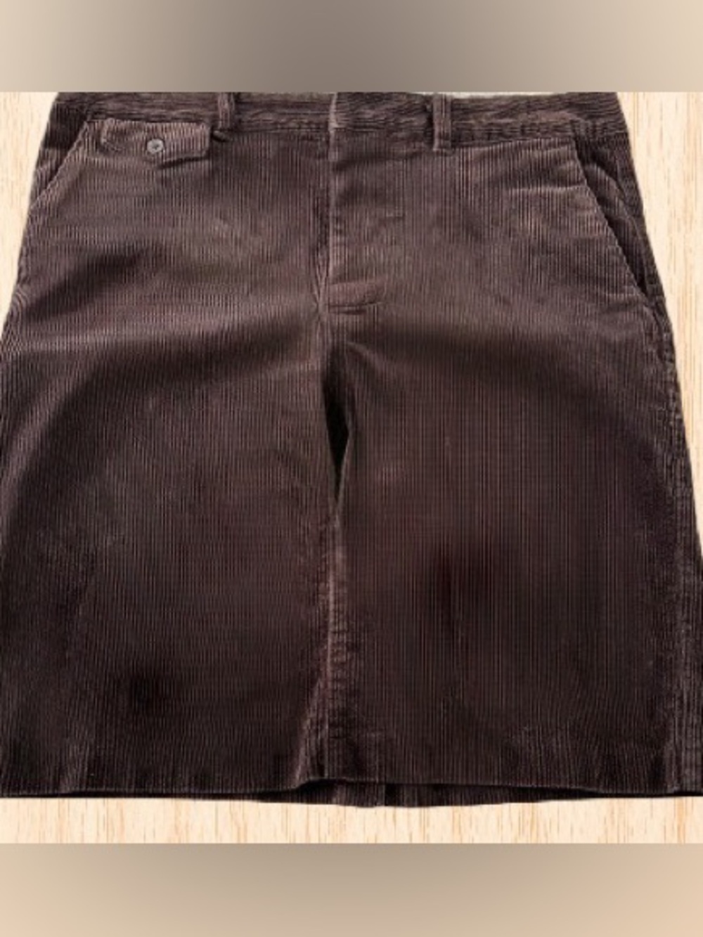 LRL RALPH LAUREN JEANS CO. Corduroy Pencil Skirt Dark Brown - Size 14/16